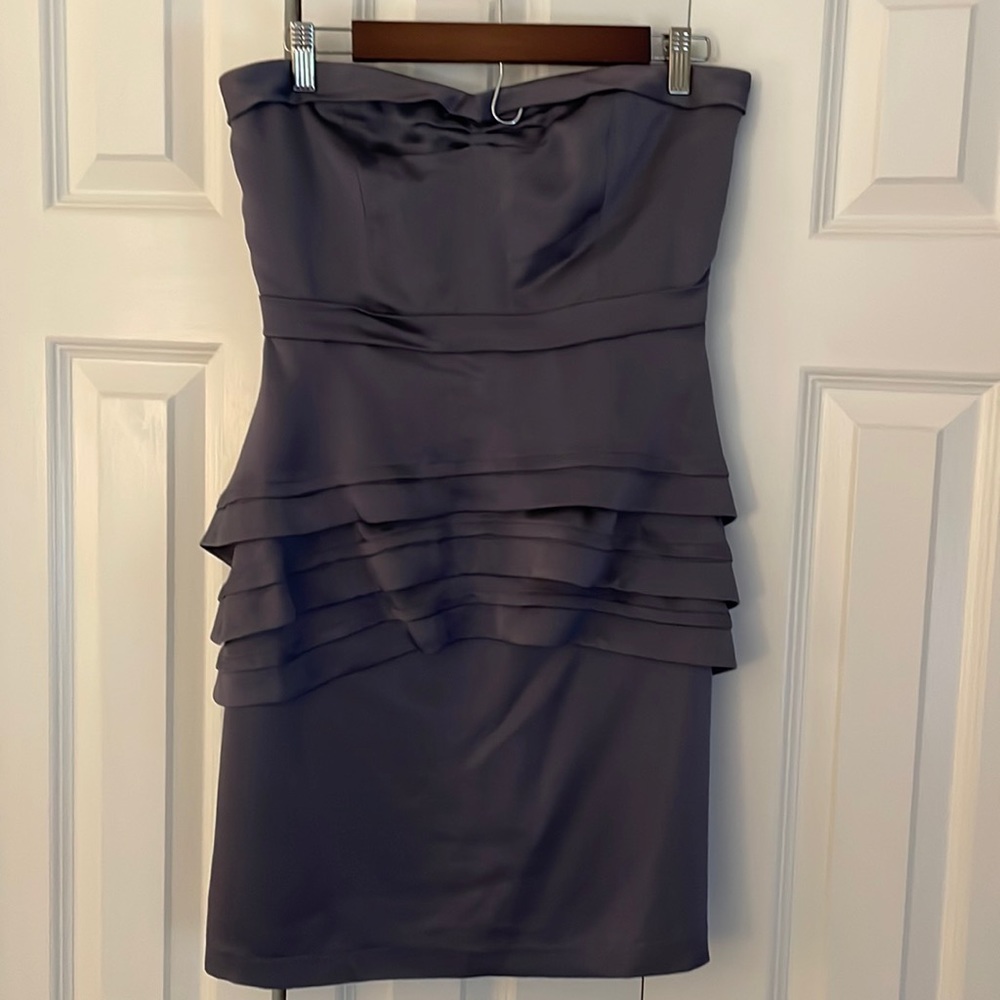 BCBG peplum style cocktail dress